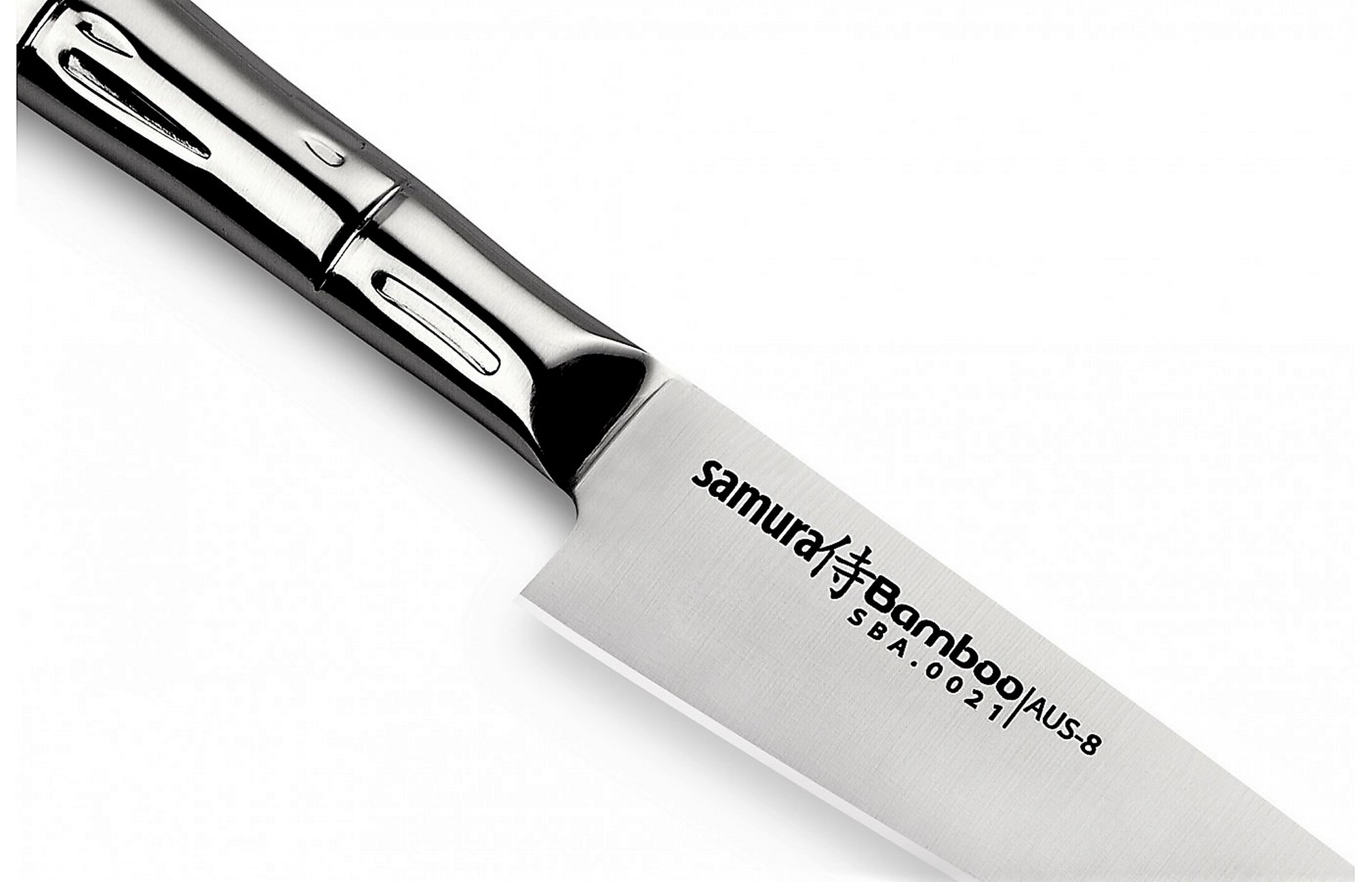 Küchenmesser Kochmesser SAMURA BAMBOO Universal Profi Messer AUS-8 Stahl 12 cm